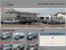 Tablet Screenshot of abccars.be